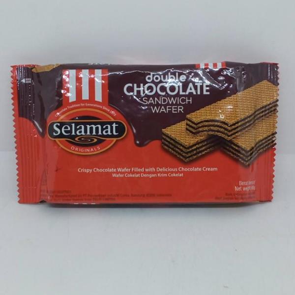 SELAMAT WAFER DOUBLE CHOCOLATE 60 GR