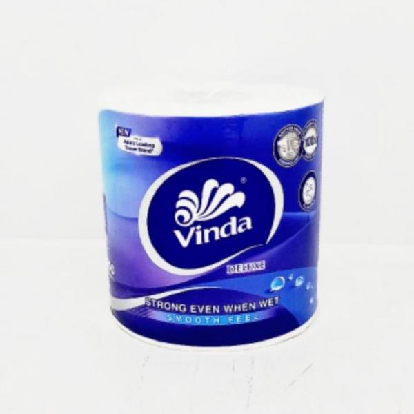 VINDA DELUXE TISSUE TOILET 1 ROLL 3 PLY 250 S
