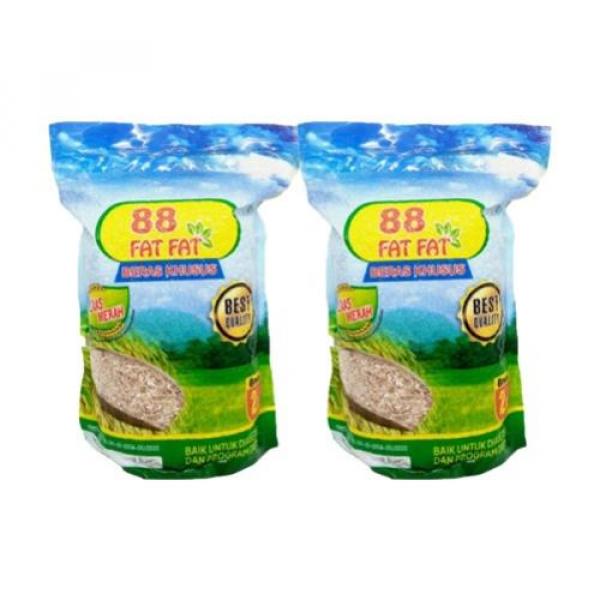 BERAS MERAH FAT FAT 2 KG X2