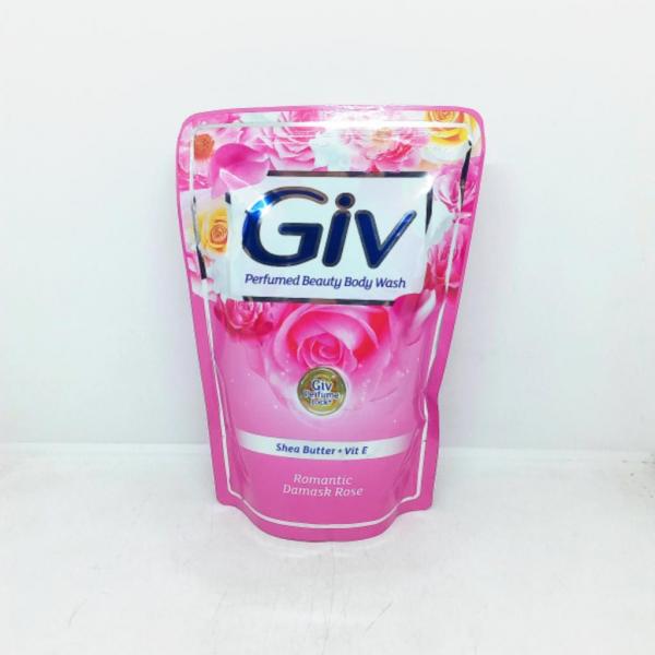 GIV BODY WASH BEAUTY ROSE POUCH 400 ML