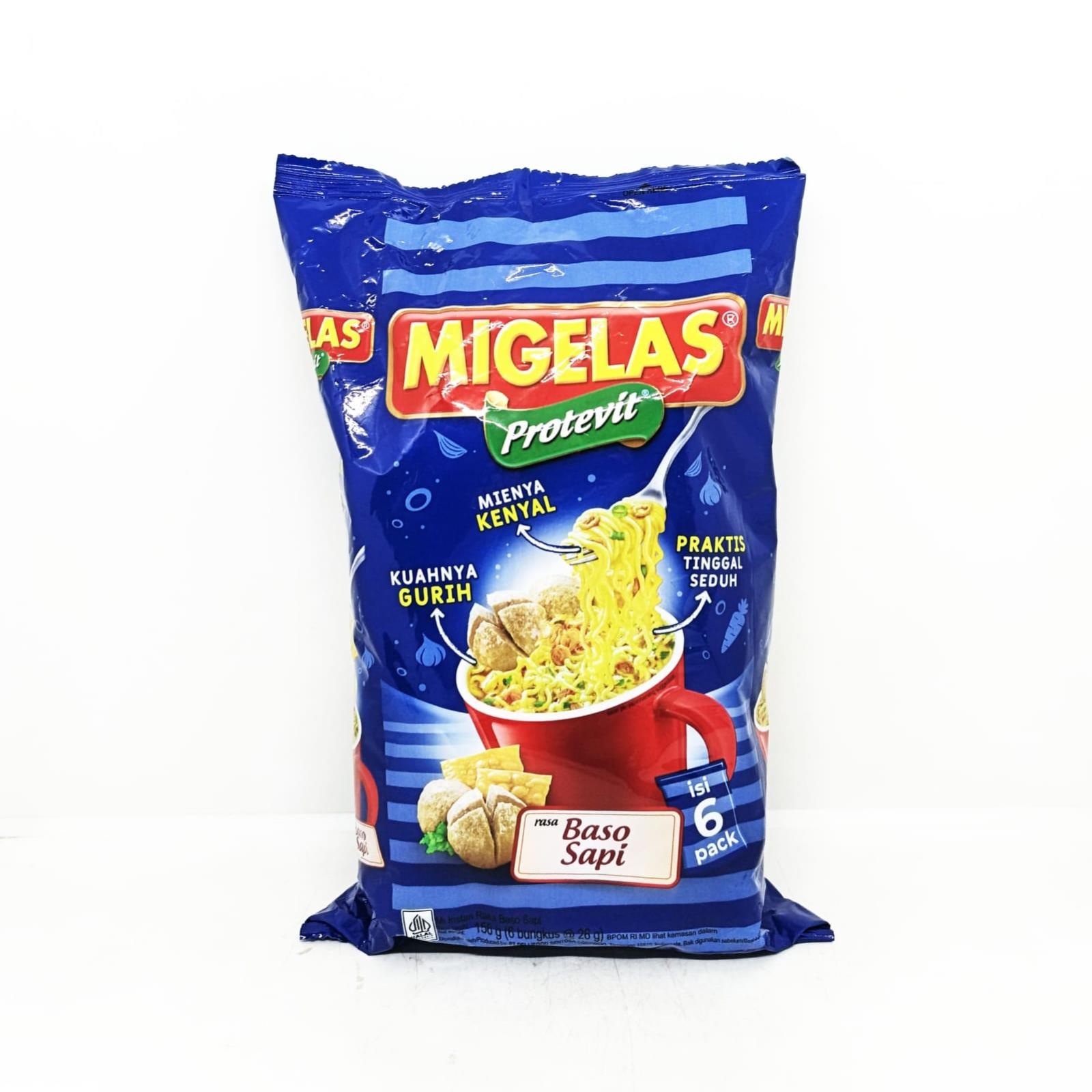 MIE GELAS PAKET KELUARGA BASO ISI 6 X 30 GR