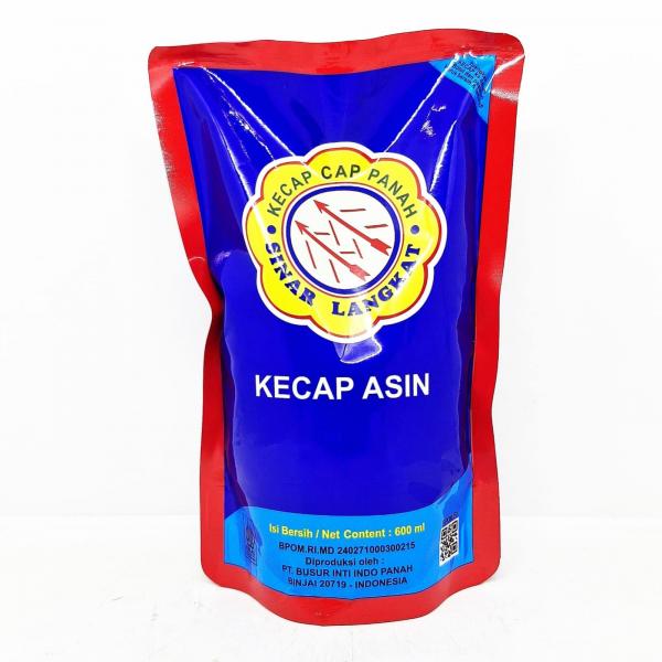 SINAR LANGKAT KECAP ASIN REFILL 600 ML