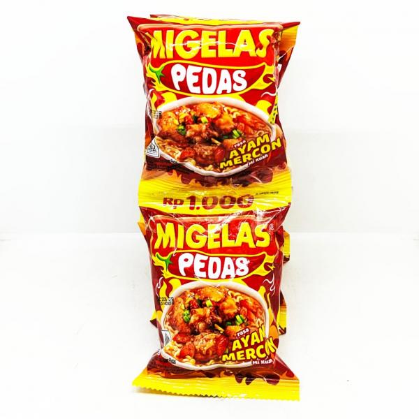 MIE GELAS AYAM MERCON 10 X 26 GR